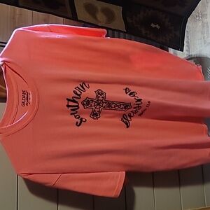 Gildan XL Hot Pink Southern Blessings Tee